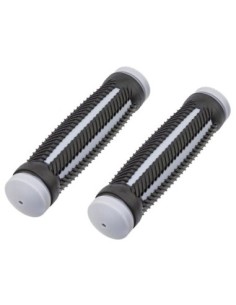 Grips 7/8 long 128mm 2 Ply Curved 308 Black/Grey.